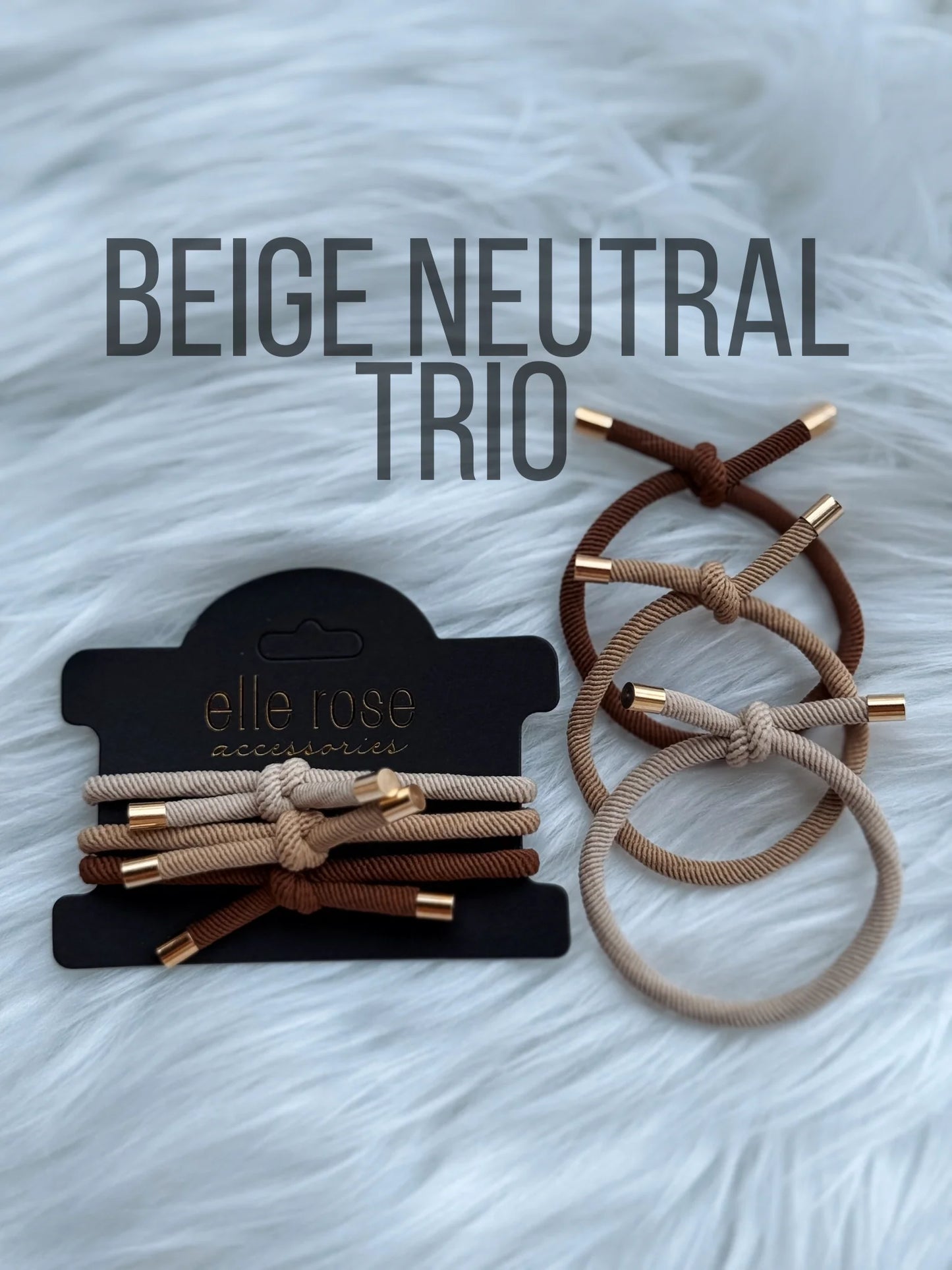 ELASTIC HAIR TIE / BRACELET TRIO