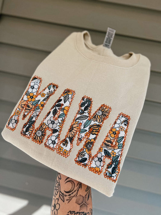 Mama Embroidery Crew